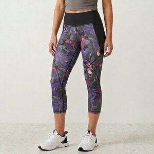 NWT Leggings Patagonia Abstract Jungle: Smolder Blue. Size XS